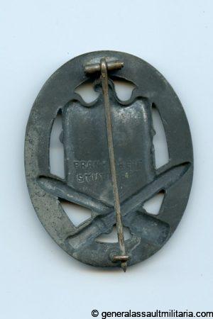 General assault badge marked Frank & Reif