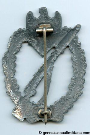 Infantry Assault badge in silver maker marked L/10