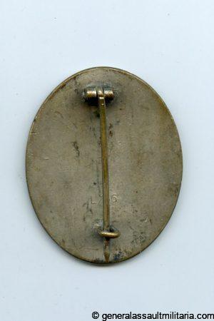 Wound badge in silver marked L/56