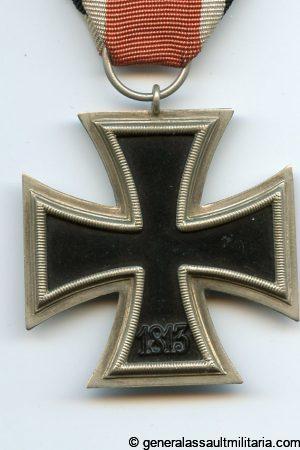 Unmarked Iron cross second class by S&L