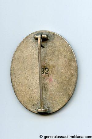 Wound badge in silver - Josef Rücker & Sohn