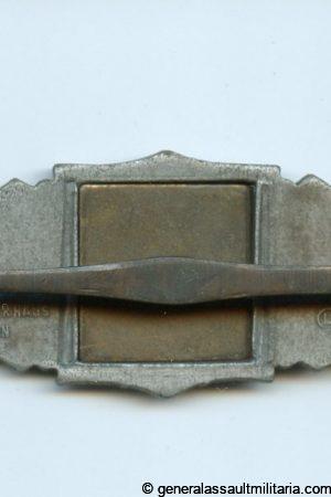 Close combat clasp in bronze - Friedrich Linden, Lüdenscheid