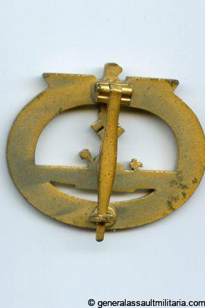 U-boat badge - Wilhem Deumer