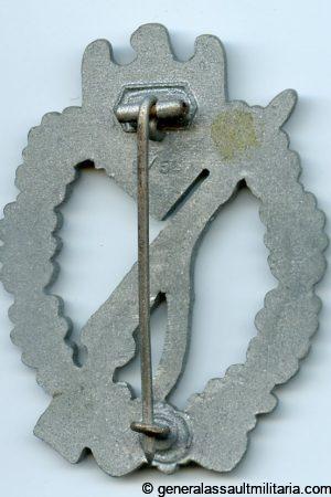 Infantry assault badge in silver - L/56, F&BL