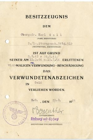 EK1 + WB Gold, Stug Brig. 912
