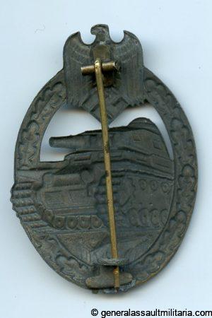 Panzer assault badge bronze - Gebrüder Wegerhoff (GWL)