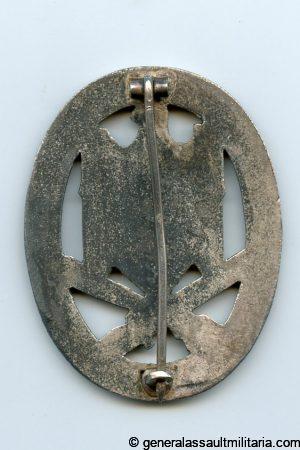 General assault badge - Wilhelm Deumer