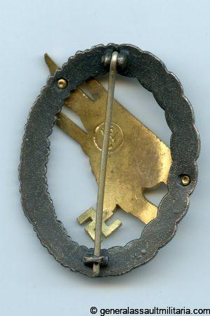 LW Paratrooper badge - Gebrüder Wegerhoff Lüdenscheid