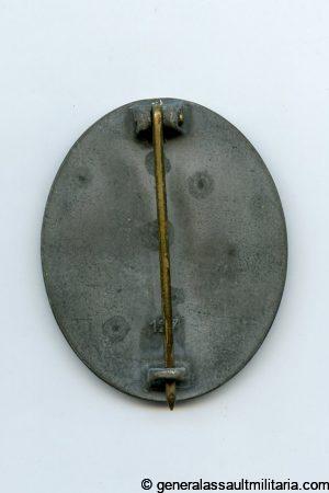 Wound badge in silver - Mortiz Hausch, Pforzheim