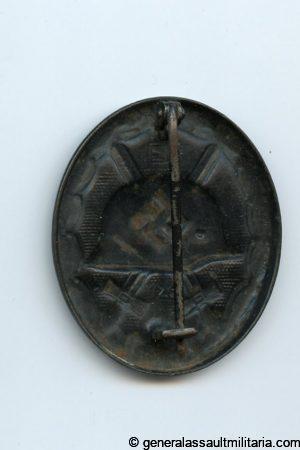 Wound badge in black - E. Hahn