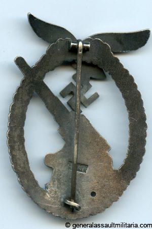 Luftwaffe Flak badge - Gustav Brehmer