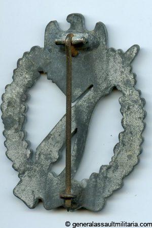 Infantry assault badge in silver - Karl Wurster