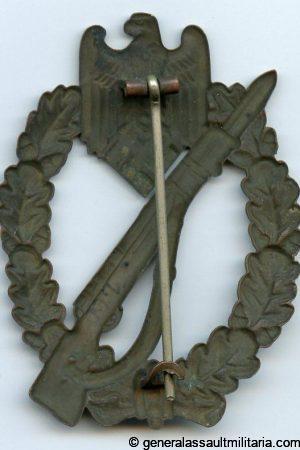 Infantry assault badge in bronze - Otto Schickle, Pforzheim