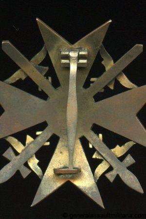 Spanish cross in gold - L/15 Otto Schickle, Pforzheim