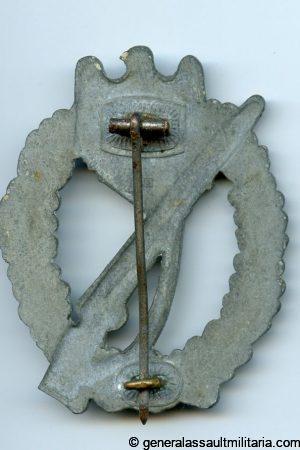 Infantry assault badge in silver - L/53 Hymmen & Co, Lüdenscheid
