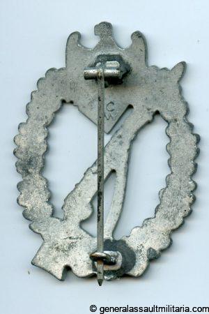 Infantry assault badge in silver - Carl Wild, Hamburg
