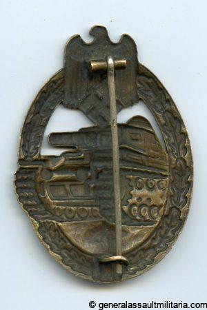 Panzer assault badge - Otto Schickle, Pforzheim