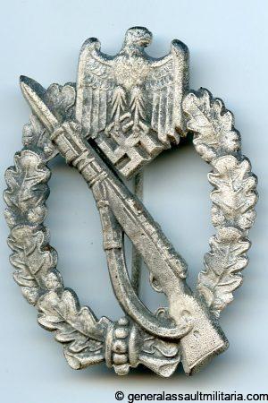 Infantry assault badge + bag and wrap - E.F. Wiedmann