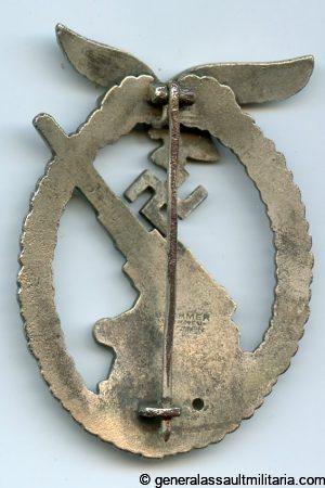 Early NS Flak badge - Gustav Brehmer, Markneukrichen