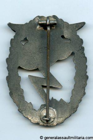 LW ground assault badge - Gustav Brehmer, Markneukrichen