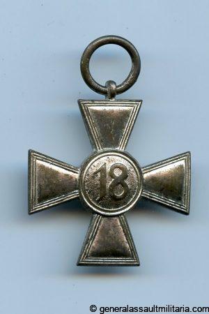 18 year long service Wehrmacht medal + ribbon