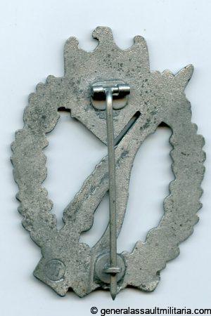 Infantry assault badge in silver - E.F. Wiedmann