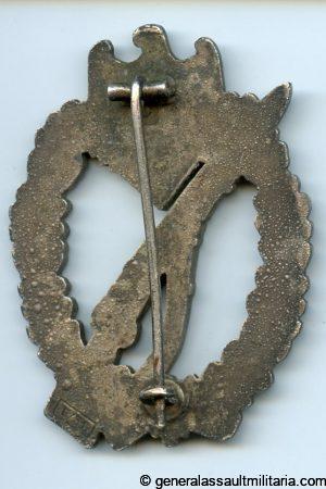 Infantry assault badge in silver - L/51 E.F. Wiedmann