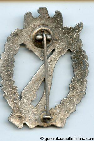 Infantry assault badge in silver - Hermann Aurich, Dresden