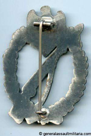 Infantry assault badge in silver - Gustav Brehmer