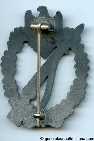 Infantry assault badge in silver - Werner Redo. 42