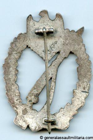 Infantry assault badge in silver - Alois Rettenmaier (variant)