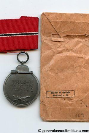 Winterschlacht im Osten medal + Pouch M109