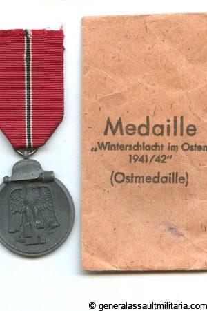 Winterschlacht im Osten medal + pouch M127