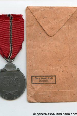 Winterschlacht im Osten medal + pouch M127