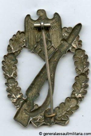 Infantry assault badge in silver - NS C.E. Juncker, Berlin