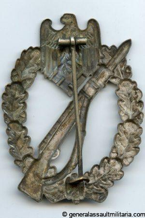 Infantry assault badge in silver - Otto Schickle, Pforzheim