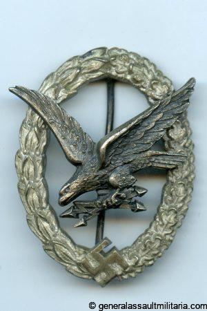 Radio operator air gunner badge - C.E. Juncker, Berlin