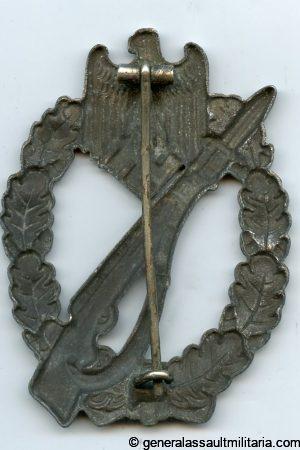 Infantry assault badge in silver - Berg & Nolte, Lüdenscheid