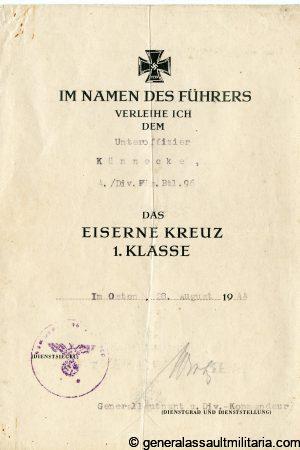 Small estate with Wehrpass 4./Inf. Rgt. 287