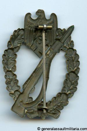 Infantry assault badge in bronze - Otto Schickle, Pforzheim