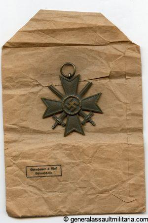 War merit cross + packet - UM Steinhauer & Lück