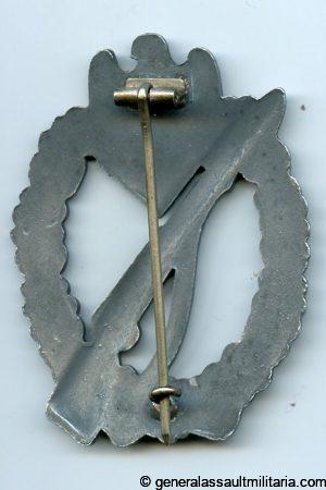 Infantry assault badge in silver - Unknown maker "H"
