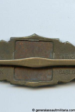 Close combat clasp in bronze - A.G. M.u.K. Gablonz