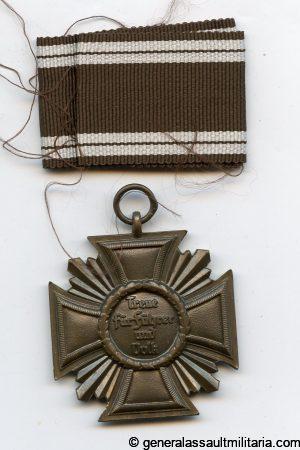 NSDAP 10 year service medal - MM8 (RZM M11/8) Eugen Schmidhäussler