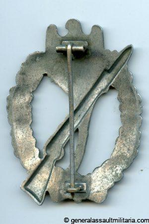 Infantry assault badge in silver -  'Vienna design' ''Paul Meybauer''