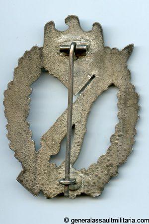 Infantry assault badge in silver - E. Ferdinand Wiedmann