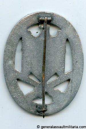 General assault badge - Wilhelm Deumer, Lüdenscheid