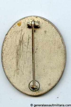 Wound badge in silver - Wächtler & Lange, Mittweida