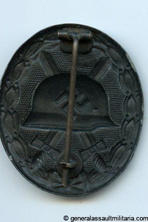 Wound badge in black - Deschler/wiedmann variant