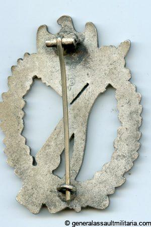 Infantry assault badge in silver - (BSW) Brüder schneider, Wien